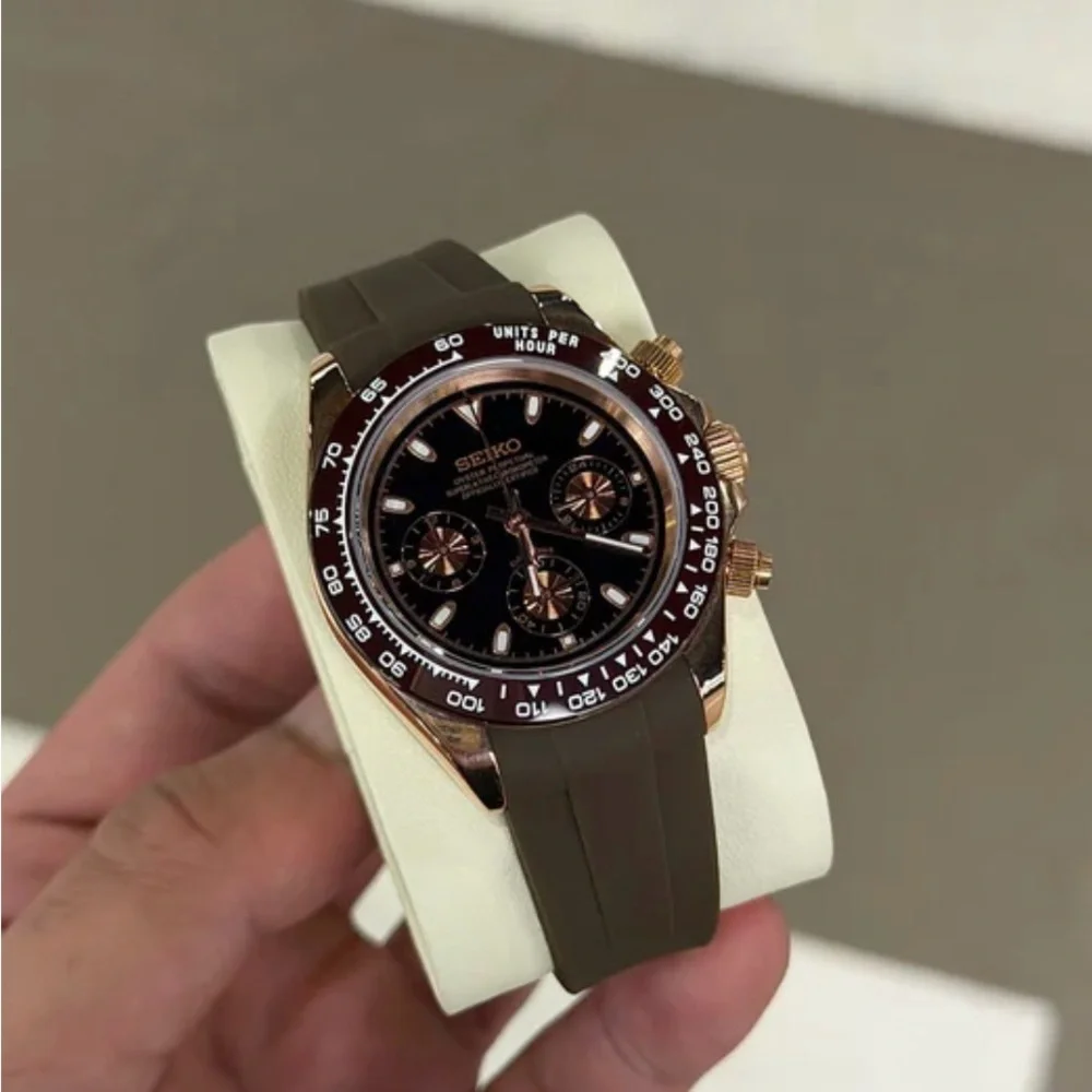 Seiko Mod: Caramel Mocha Daytona - Picture 3 of 14